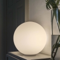 Ideal Lux - Настолна лампа MAPA 1xE27/42W/230V диаметър 20 см бяла