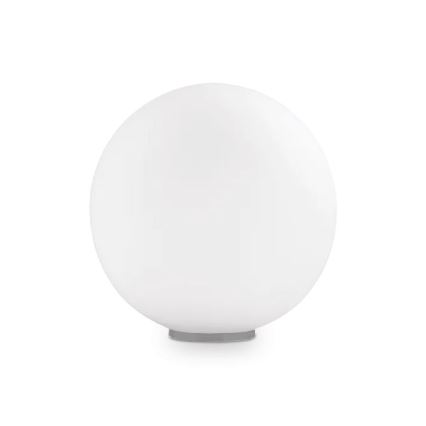 Ideal Lux - Настолна лампа MAPA 1xE27/42W/230V диаметър 20 см бяла