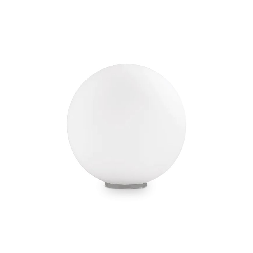 Ideal Lux - Настолна лампа MAPA 1xE27/42W/230V диаметър 20 см бяла