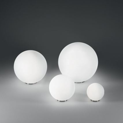 Ideal Lux - Настолна лампа MAPA 1xE27/42W/230V диаметър 20 см бяла