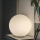 Ideal Lux - Настолна лампа MAPA 1xE27/42W/230V Ø 30 см бяла