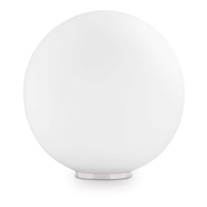 Ideal Lux - Настолна лампа MAPA 1xE27/42W/230V Ø 40 см бяла