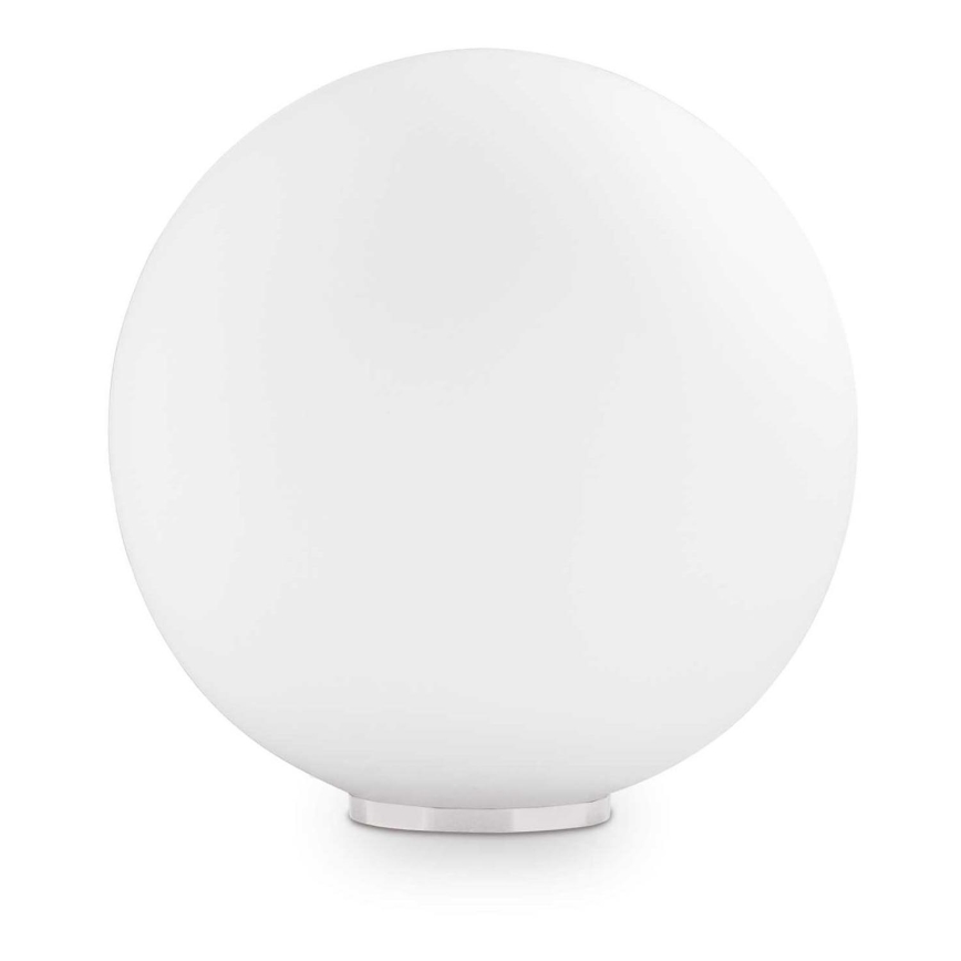 Ideal Lux - Настолна лампа MAPA 1xE27/42W/230V Ø 40 см бяла