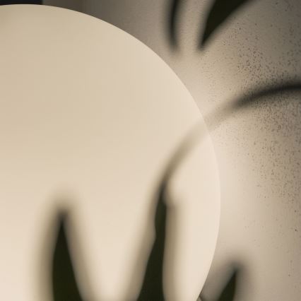 Ideal Lux - Настолна лампа MAPA 1xE27/42W/230V Ø 40 см бяла