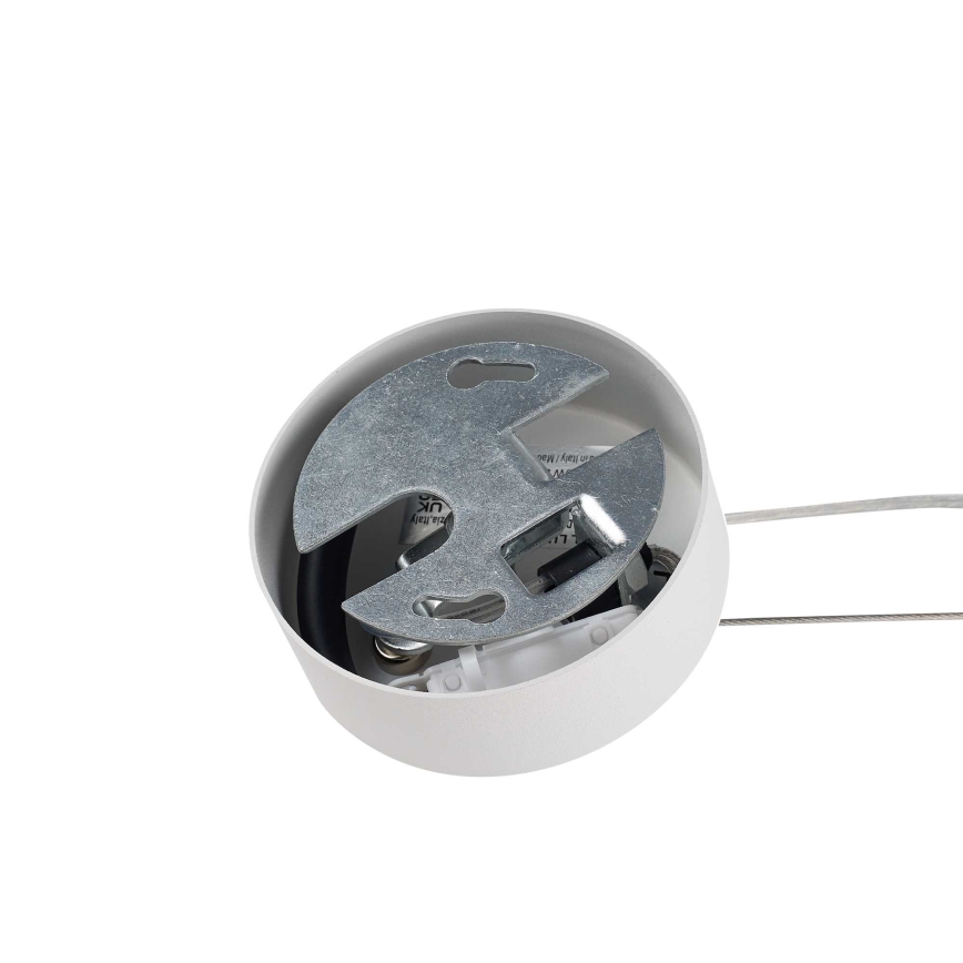 Ideal Lux - Пендант на кабел MAPA 1xE27/42W/230V Ø 30 см бял