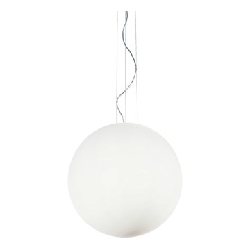 Ideal Lux - Пендант на кабел MAPA 1xE27/42W/230V Ø 50 см, бял