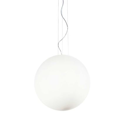 Ideal Lux - Пендант на кабел MAPA 1xE27/42W/230V Ø 50 см, бял