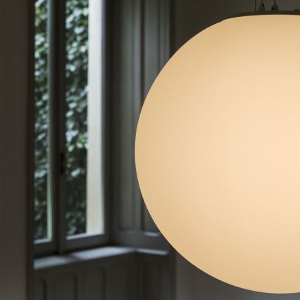 Ideal Lux - Пендант на кабел MAPA 1xE27/42W/230V Ø 50 см, бял