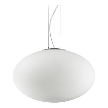 Ideal Lux - Пендел CANDY 1xE27/42W/230V Ø 40 см бял