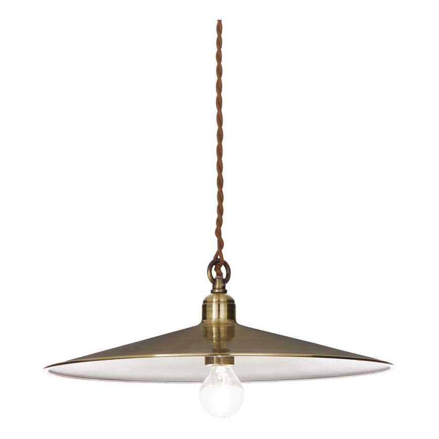 Ideal Lux - Пендел CANTINA 1xE27/42W/230V Ø 35 см бронзов
