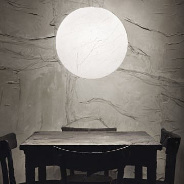 Ideal Lux - Пендел CARTA 1xE27/25W/230V Ø 40 см бял