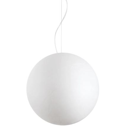 Ideal Lux - Пендел CARTA 1xE27/25W/230V Ø 50 см бял
