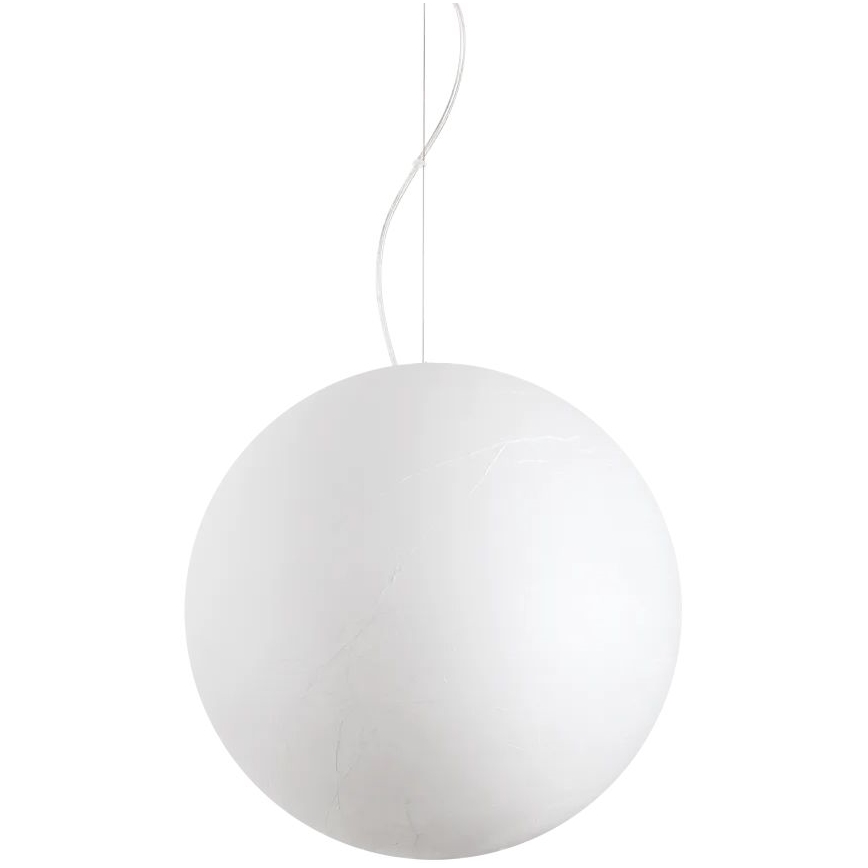 Ideal Lux - Пендел CARTA 1xE27/25W/230V Ø 50 см бял