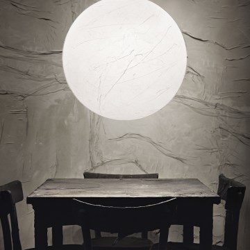 Ideal Lux - Пендел CARTA 1xE27/60W/230V Ø 60 см бял