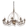 Ideal Lux - Пендел CORTE 8xE14/40W/230V Ø 80 см меден