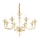 Ideal Lux - Пендел DANIELI 8xE14/40W/230V Ø 85 см месинг