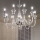 Ideal Lux - Пендел DOGE 9xE14/40W/230V Ø 75 см лъскав хром