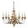 Ideal Lux - Пендел FIRENZE 8xE14/40W/230V Ø 64 см златист