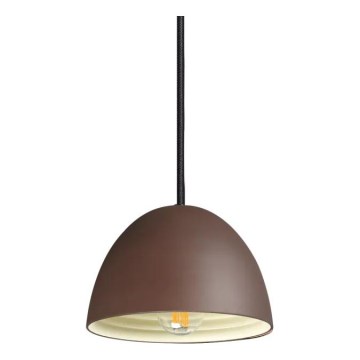 Ideal Lux - Пендел FOLK 1xE27/60W/230V Ø 18 см кафяв