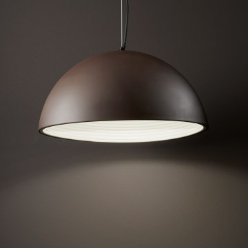 Ideal Lux - Пендел FOLK 1xE27/60W/230V Ø 40 см кафяв