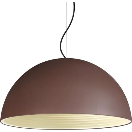 Ideal Lux - Пендел FOLK 1xE27/60W/230V Ø 50 см кафяв