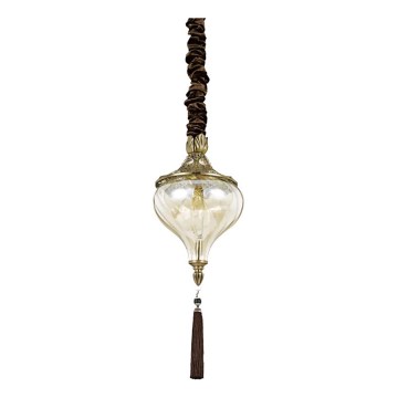 Ideal Lux - Пендел HAREM 1xE27/42W/230V Ø 16,5 см месинг
