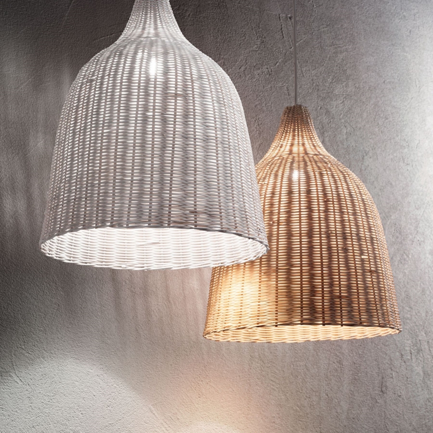 Ideal Lux - Пендел HAUNT 1xE27/60W/230V Ø 35 см бежов