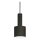 Ideal Lux - Пендел HOLLY 1xE27/60W/230V Ø 12 см черен