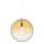 Ideal Lux - Пендел MAPA 1xE27/42W/230V Ø 40 см златист/опушен