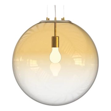 Ideal Lux - Пендел MAPA 1xE27/42W/230V Ø 50 см златист/опушен