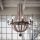 Ideal Lux - Пендел MILLENNIUM 8xE14/40W/230V Ø 92 см бреза/кафяв