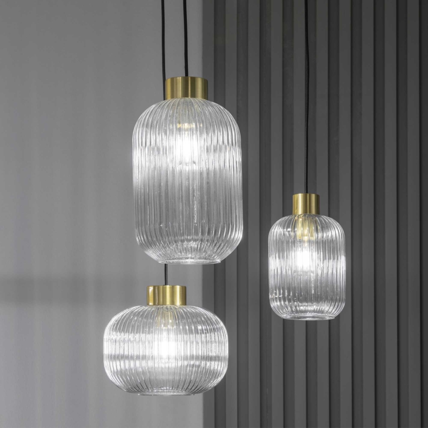 Ideal Lux - Пендел MINT 1xE27/60W/230V Ø 24 см прозрачен