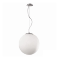 Ideal Lux - Пендел на кабел MAPA 1xE27/42W/230V Ø 20 см бял