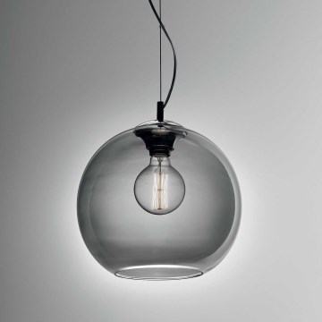 Ideal Lux - Пендел NEMO 1xE27/42W/230V Ø 30 см опушен