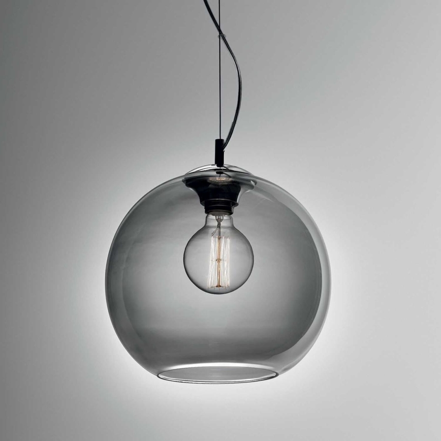 Ideal Lux - Пендел NEMO 1xE27/42W/230V Ø 30 см опушен