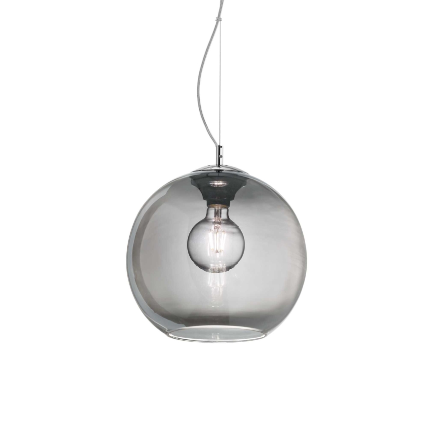 Ideal Lux - Пендел NEMO 1xE27/42W/230V Ø 30 см опушен