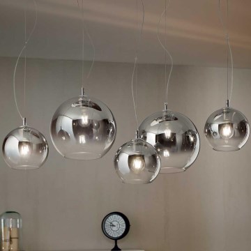 Ideal Lux - Пендел NEMO PLUS 5xE27/42W/230V опушен