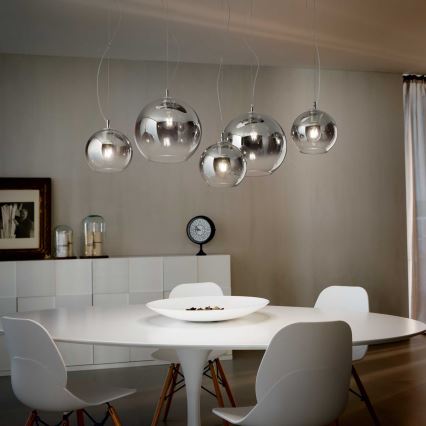 Ideal Lux - Пендел NEMO PLUS 5xE27/42W/230V опушен