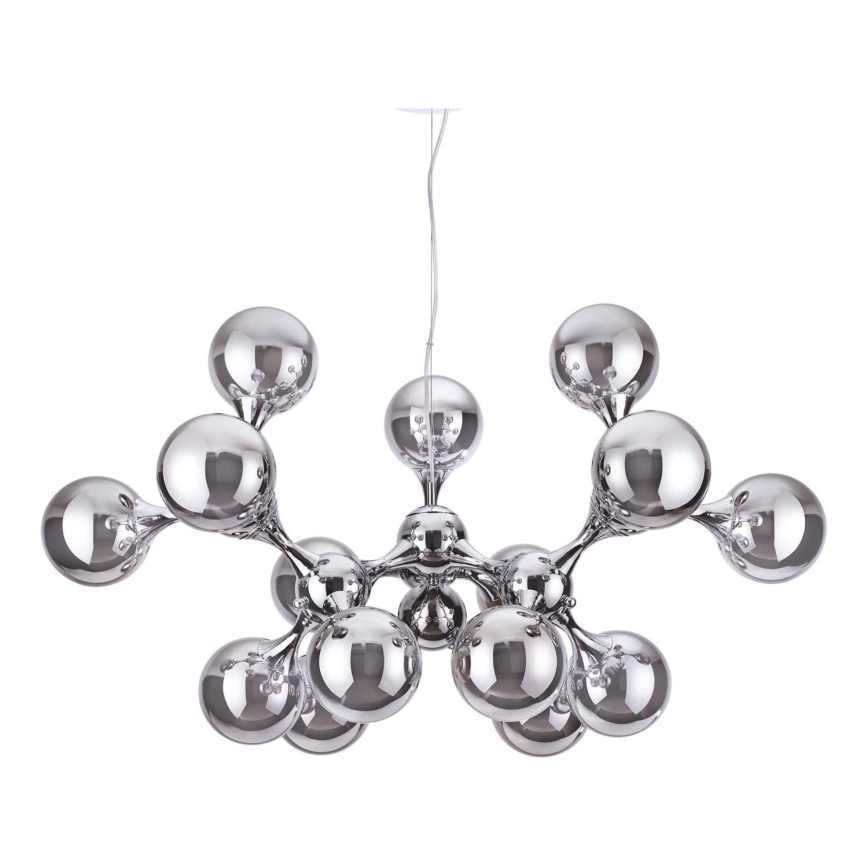 Ideal Lux - Пендел NODI 15xE14/28W/230V лъскав хром