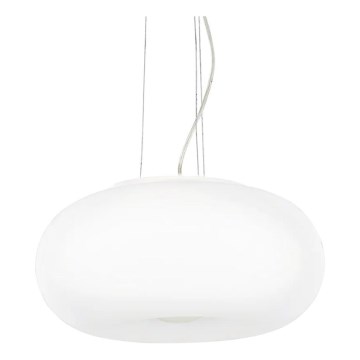 Ideal Lux - Пендел ULISSE 3xE27/60W/230V Ø 52 см бял