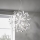 Ideal Lux - Пендел VORTEX 6xE14/40W/230V Ø 53 см сребрист/патина