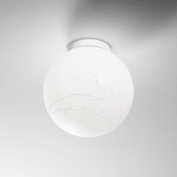 Ideal Lux - Плафон CARTA 1xE27/25W/230V Ø 30 см бял
