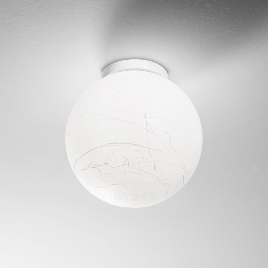 Ideal Lux - Плафон CARTA 1xE27/25W/230V Ø 30 см бял