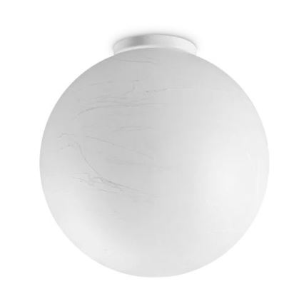 Ideal Lux - Плафон CARTA 1xE27/25W/230V Ø 40 см бял