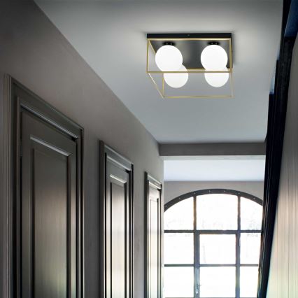 Ideal Lux - Плафон LINGOTTO 4xE14/40W/230V