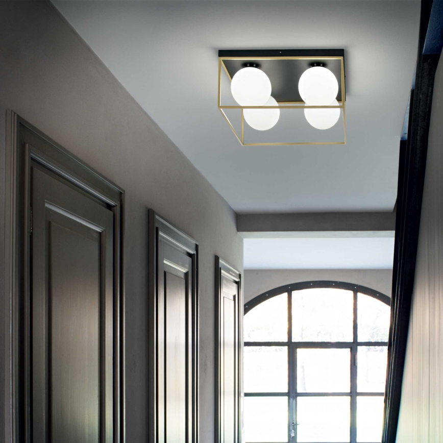 Ideal Lux - Плафон LINGOTTO 4xE14/40W/230V