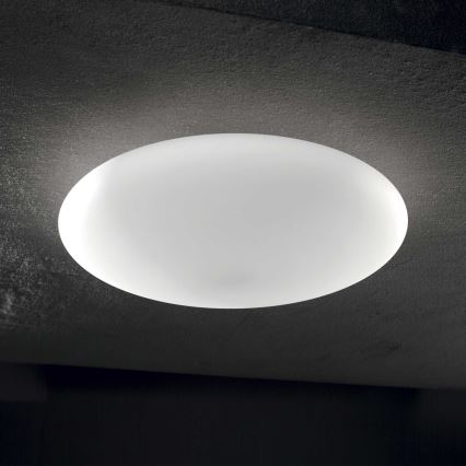 Ideal Lux - Плафон SMARTIES 1xE27/42W/230V Ø 33 см бял