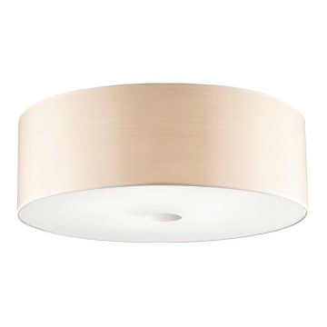 Ideal Lux - Плафон WOODY 4xE27/60W/230V Ø 50 см бежов