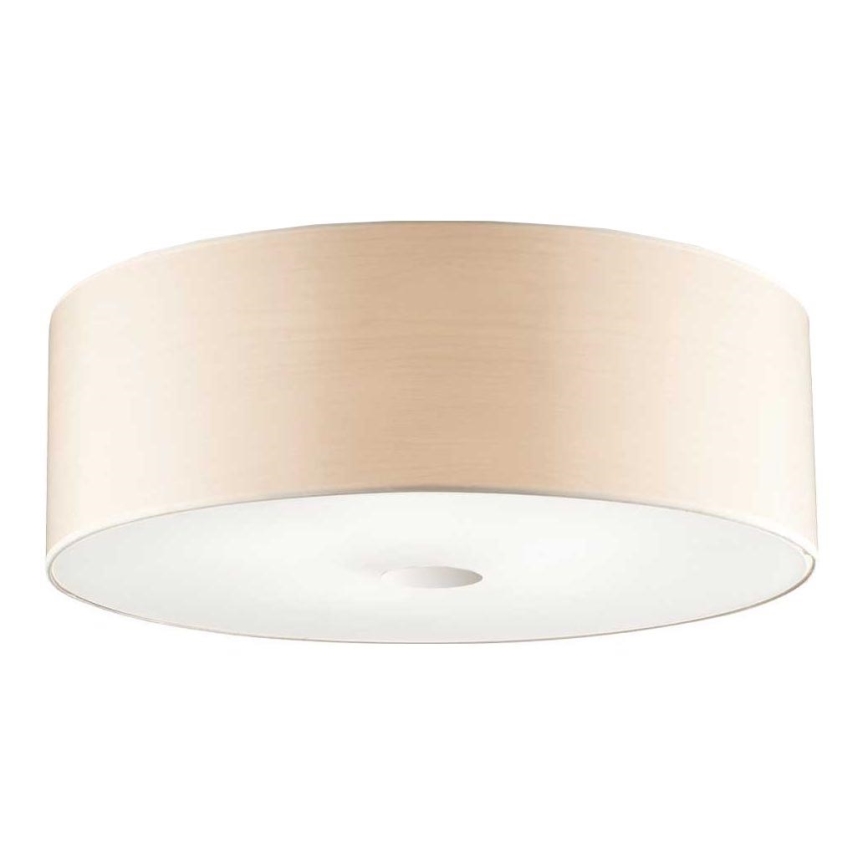 Ideal Lux - Плафон WOODY 4xE27/60W/230V Ø 50 см бежов