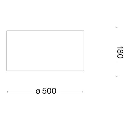 Ideal Lux - Плафон WOODY 4xE27/60W/230V Ø 50 см бежов
